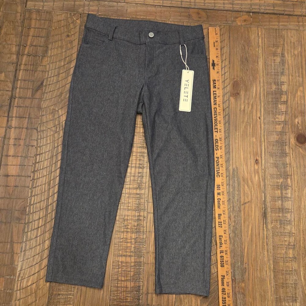 Women's Grey and Navy Trousers